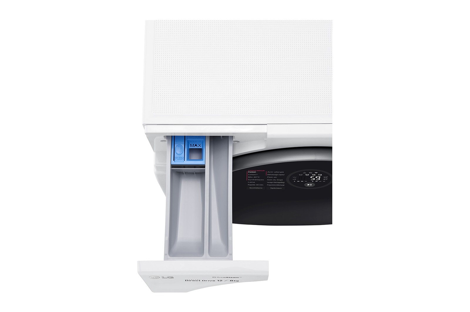 LG Lavante-séchante 12/8 KG | TrueSteam™ | EcoHybrid | Wi-Fi | 6 Motion Direct Drive™ | Smart Diagnosis™ | Moteur Direct Drive™ garanti 10 ans, LG F286G1GWRH
